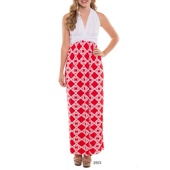 Coveted Clothing Dresses & Skirts - Transformer Red Maxi Dress Infinity dress❤